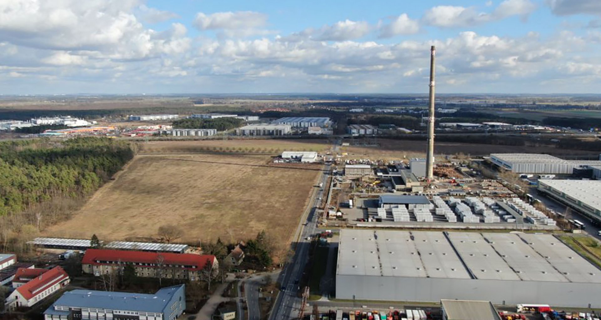 Luftaufnahme Fraunhofer-Standort Ludwigsfelde