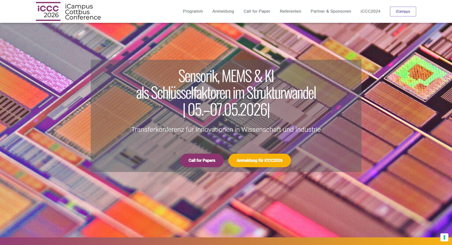 iCampus conference key visual